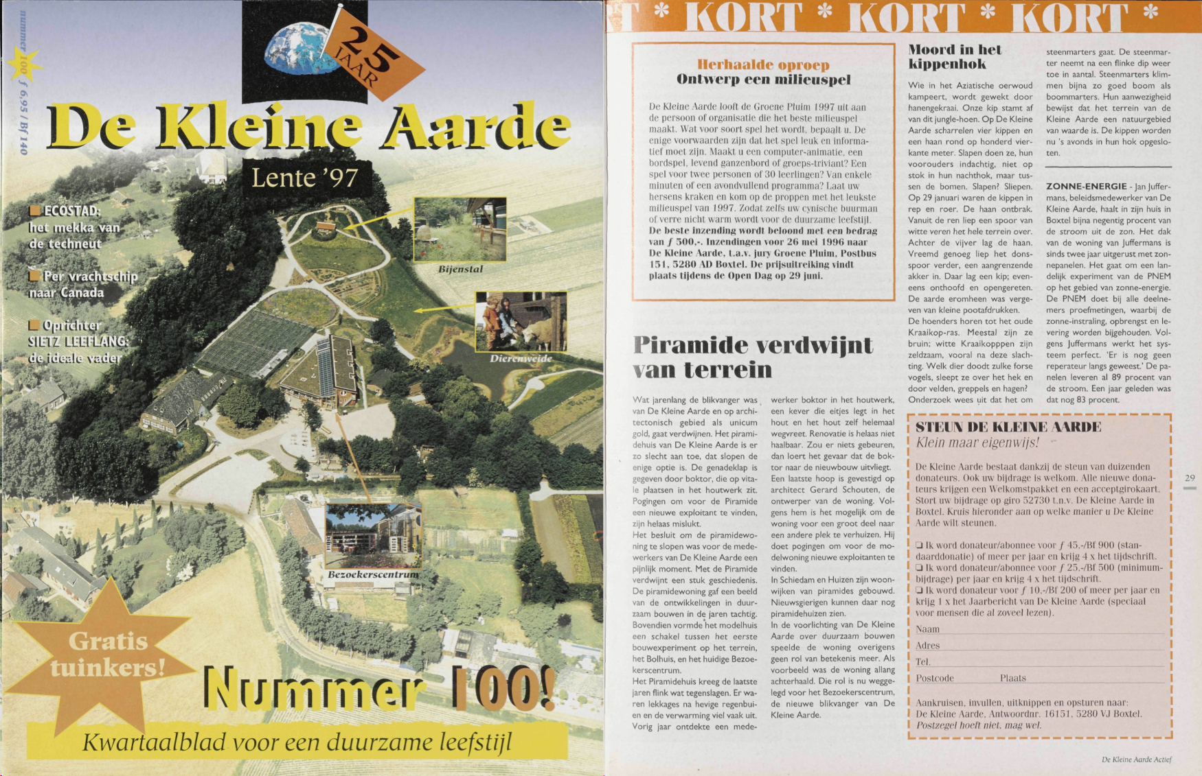 Piramide verdwijnt van het terrein