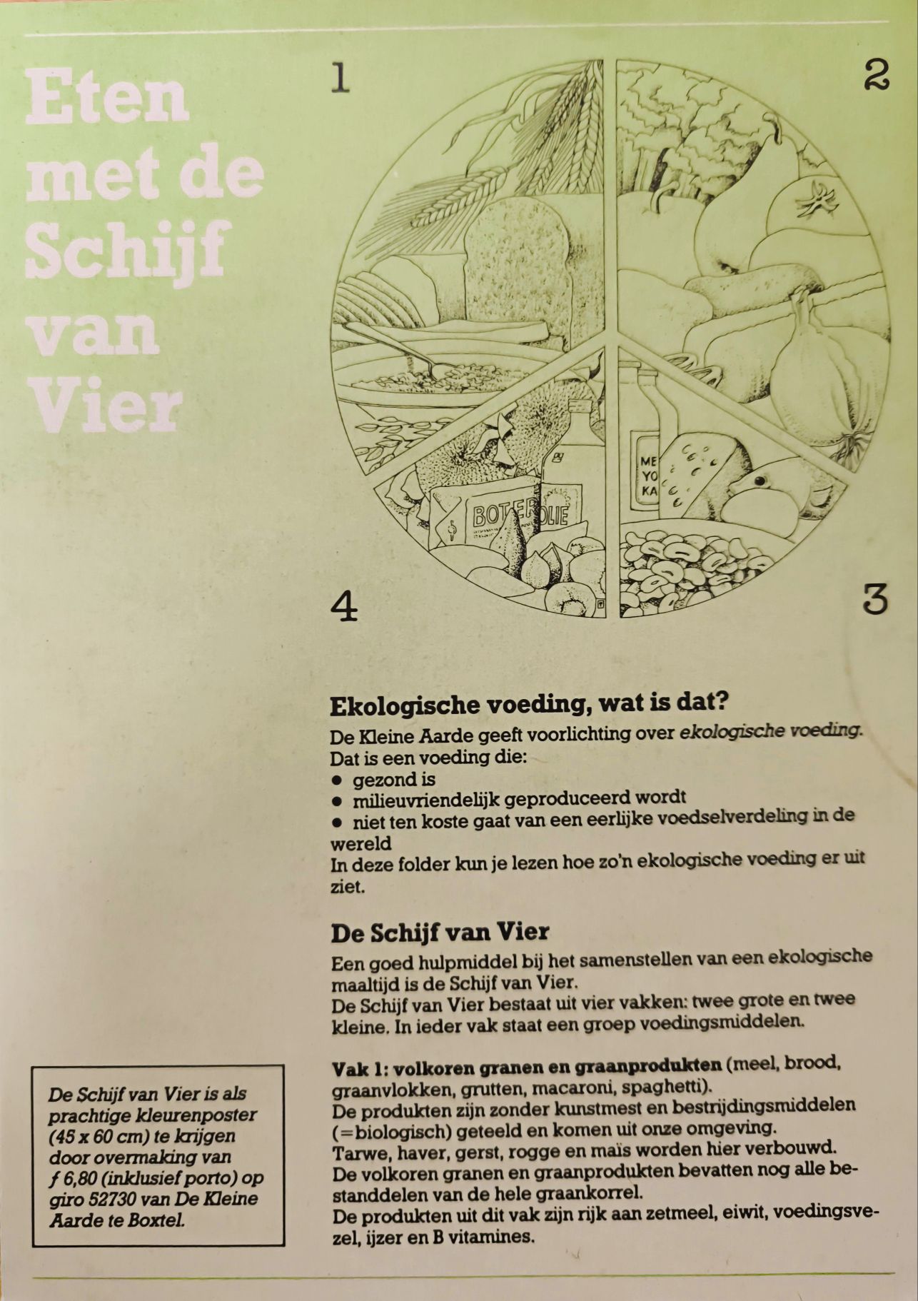 Eten met de Schijf van Vier